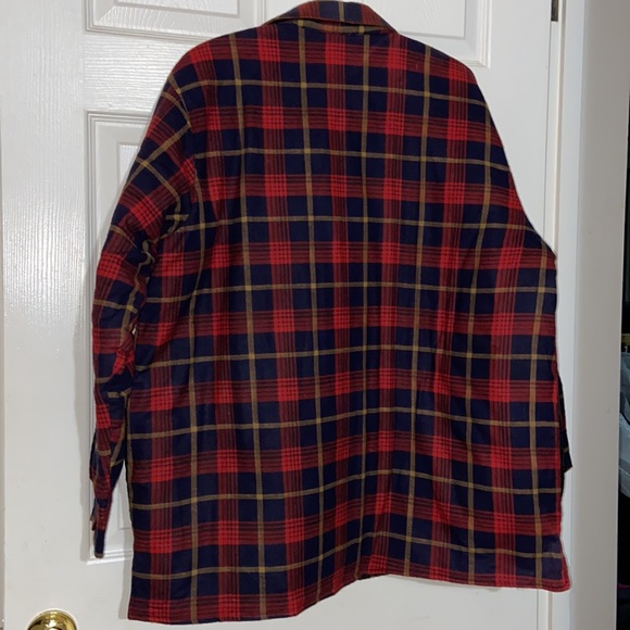 Men’s Light Quilted Shacket Barn Utility Chore Jacket Plaid Size XL - Picture 6 of 9